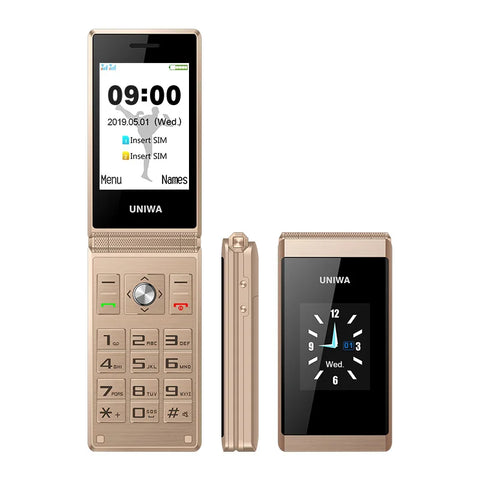 UNIWA X28 Flip Phone