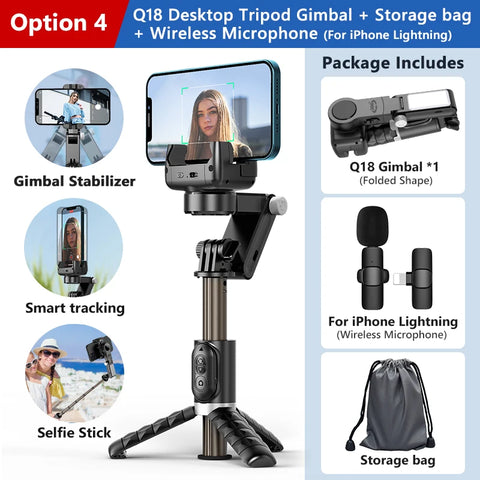 Axnen Q18 Desktop Gimbal Stabilizer