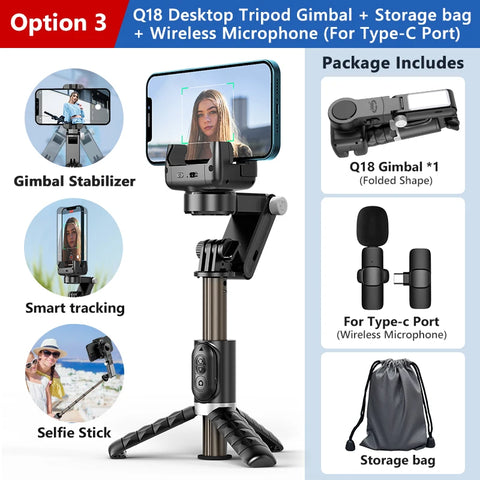 Axnen Q18 Desktop Gimbal Stabilizer
