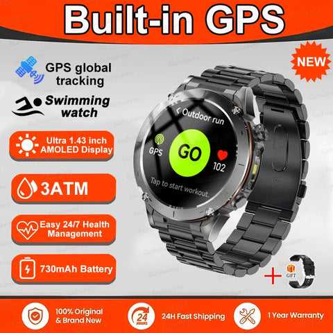 GUHUAVMI 2025 New Smartwatch