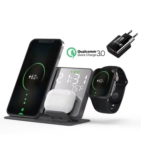 VIKEFON 3-in-1 Wireless Charger