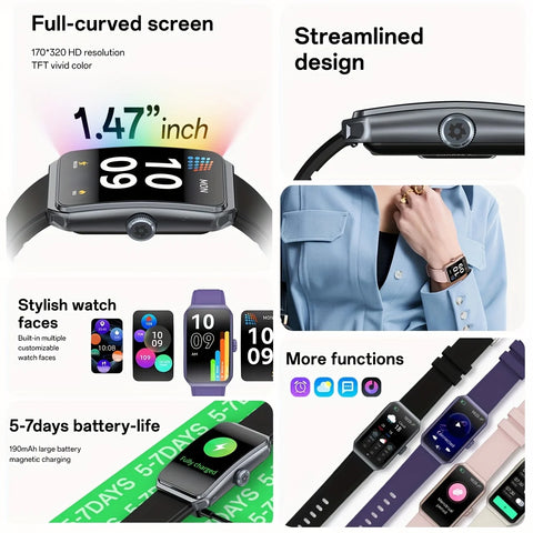KUIMIM Smartwatch Women 3D