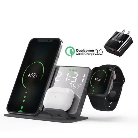 VIKEFON 3-in-1 Wireless Charger